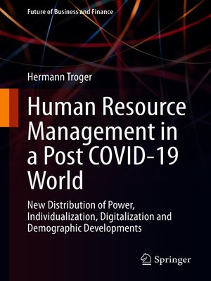 cover image of Human Resource Management in a Post COVID-19 World